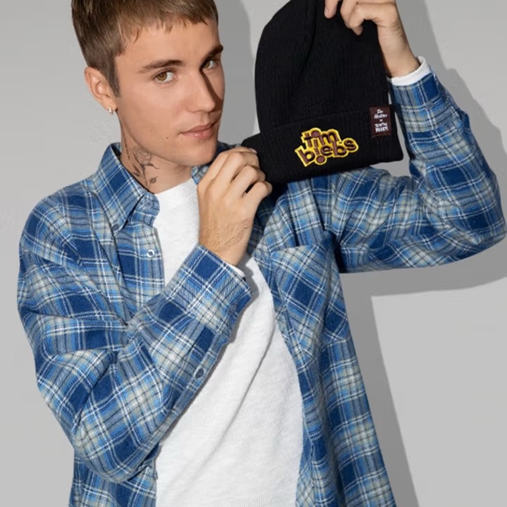NEW Tim biebs Justin bieber x time hortons limited edition beanie/toque